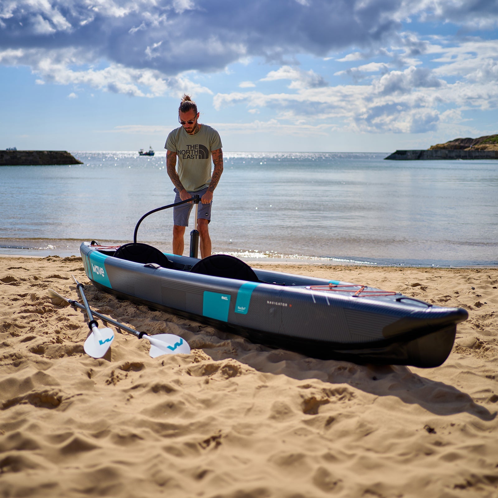 Navigator | Inflatable Kayak | Drop - Stitch | 1 - Seater - Wave Sups EU