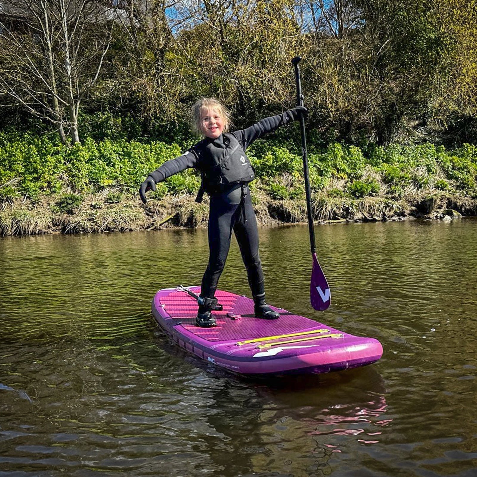 Wildcat SUP | Inflatable Stand - Up Paddleboard | 8.6ft | Purple - Wave Sups EU