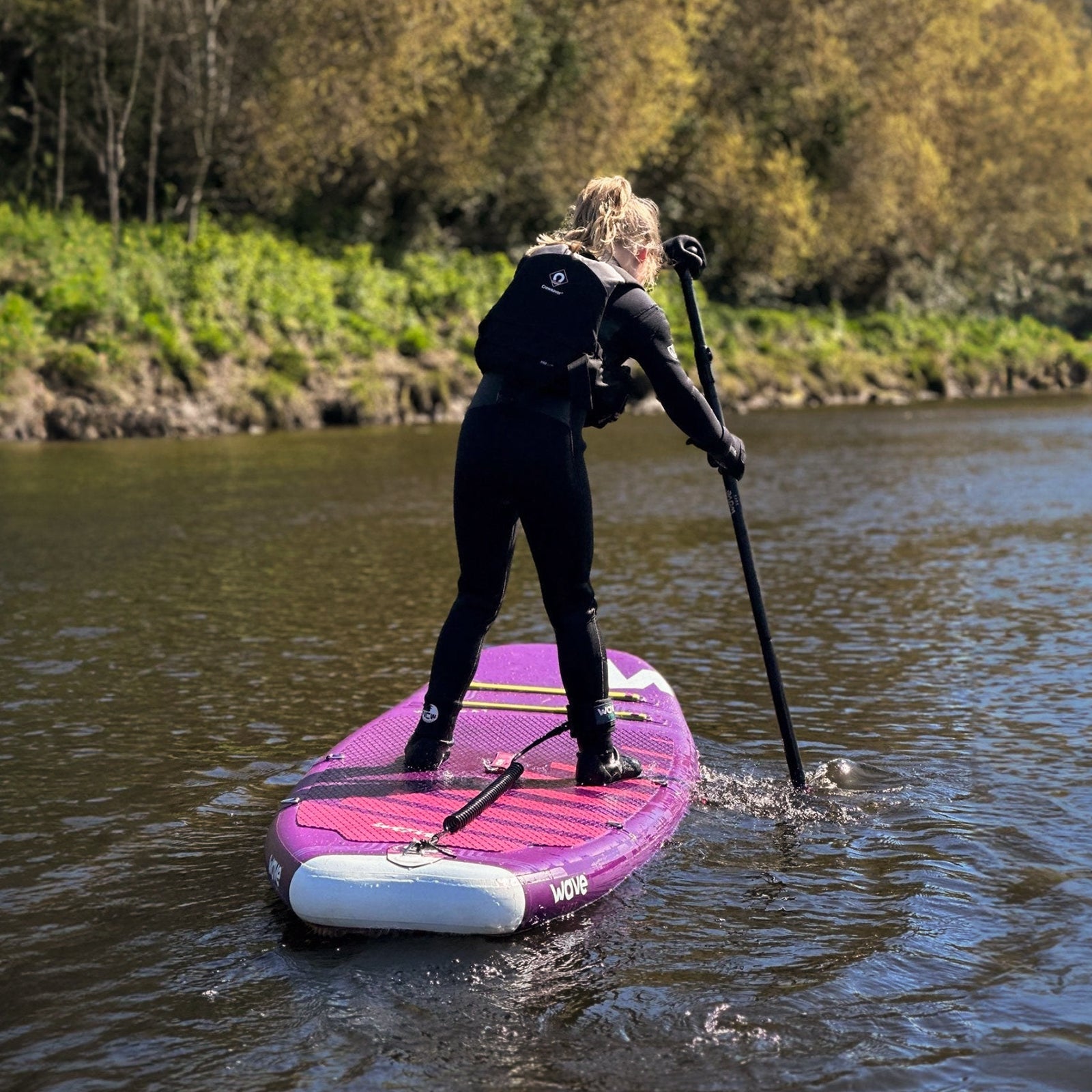 Wildcat SUP & Kayak | Inflatable Stand - Up Paddleboard | 8.6ft | Purple - Wave Sups EU