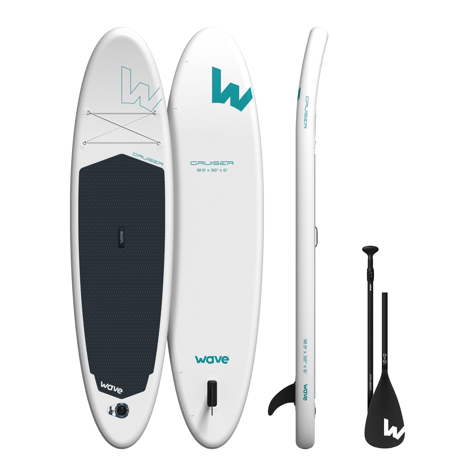 Cruiser 2.0 SUP | Inflatable Paddleboard | 10'9ft | White - Wave Sups EU