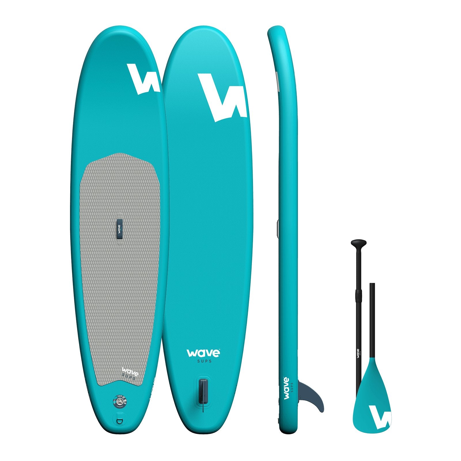 Cruiser SUP | Inflatable Stand-Up Paddleboard | 10/11ft | Aqua - Wave Sups EU