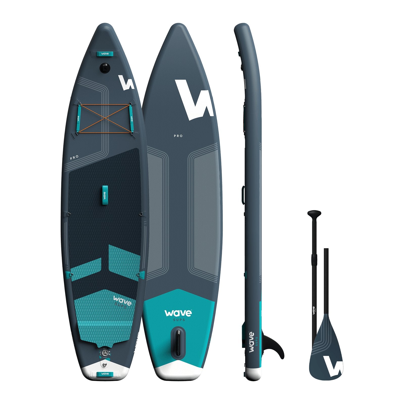Pro SUP | Inflatable Stand-Up Paddleboard | 10/11ft | Navy - Wave Sups EU