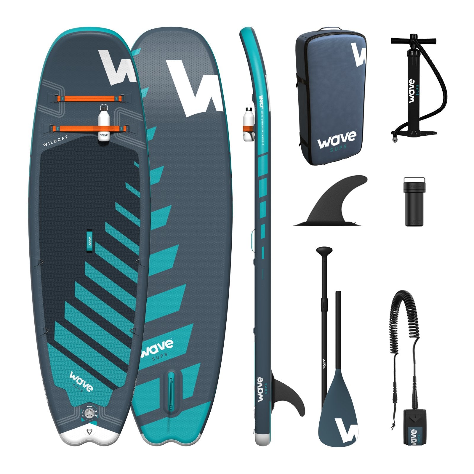 Wildcat SUP | Inflatable Stand-Up Paddleboard | 8.6ft | Navy - Wave Sups EU