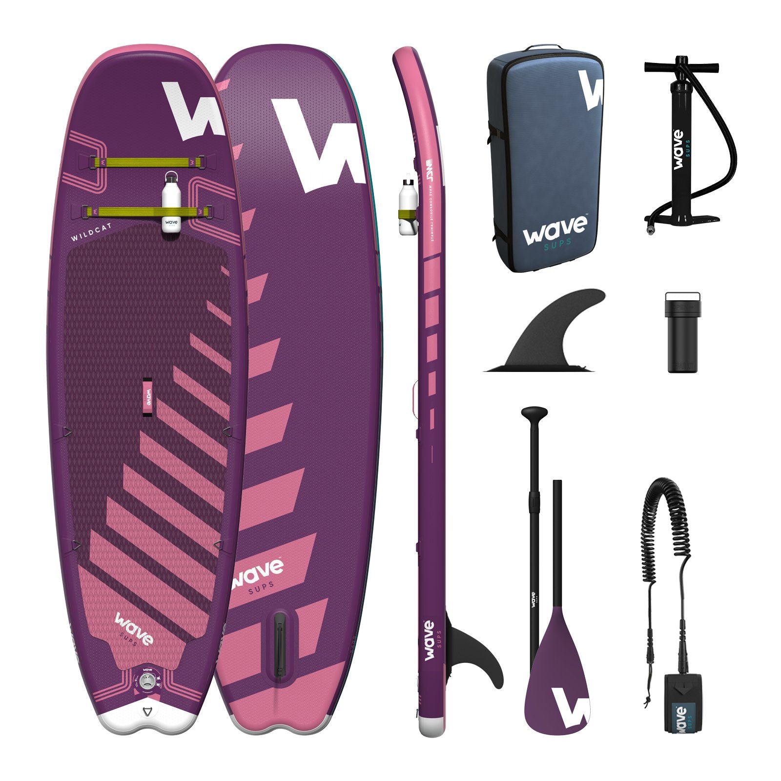 Wildcat SUP | Inflatable Stand-Up Paddleboard | 8.6ft | Purple - Wave Sups EU